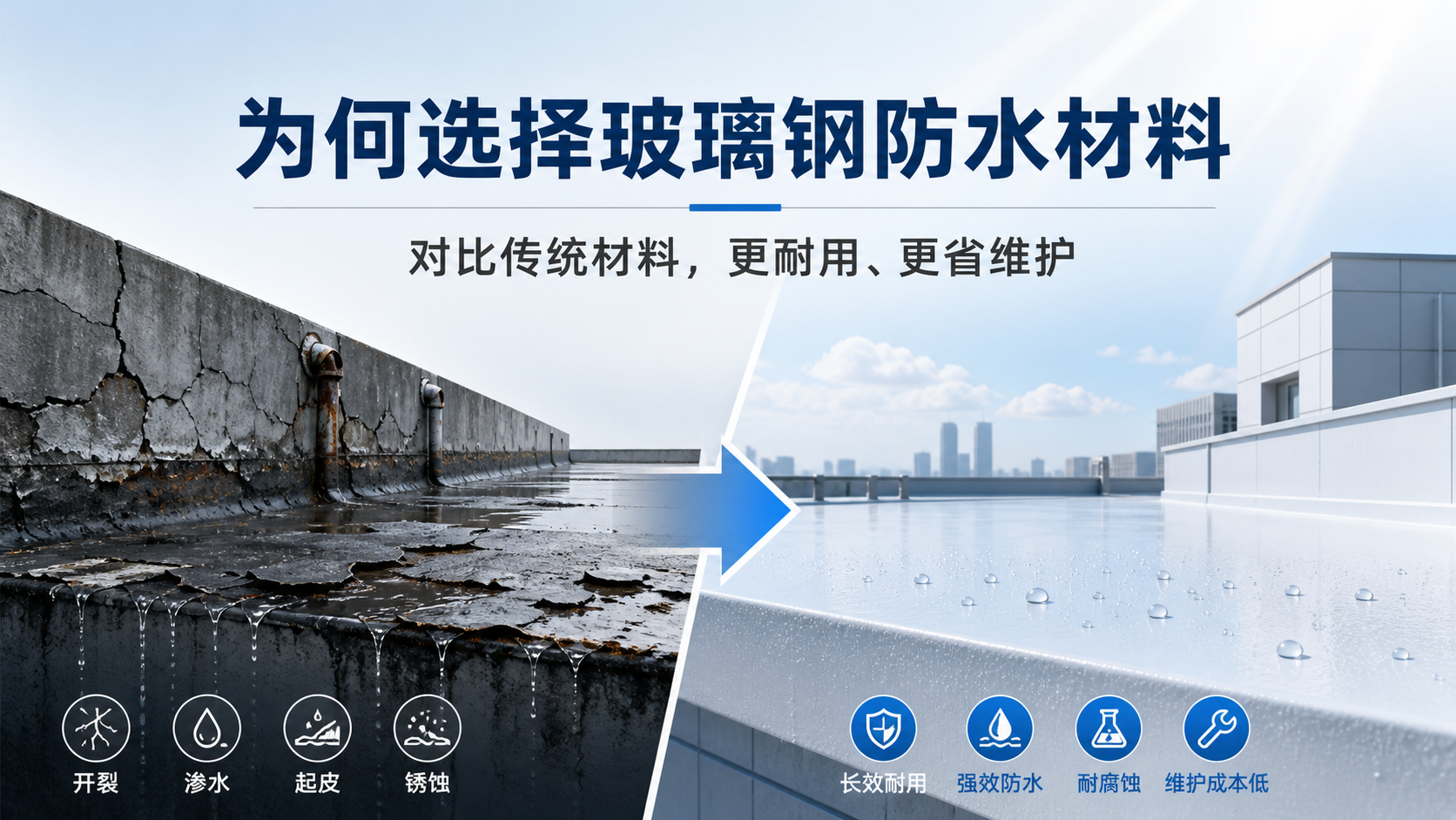 在常州，为何选择玻璃钢防水材料而非传统材料
